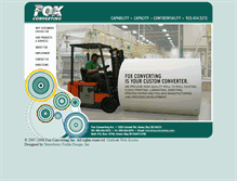 Tablet Screenshot of foxconverting.com